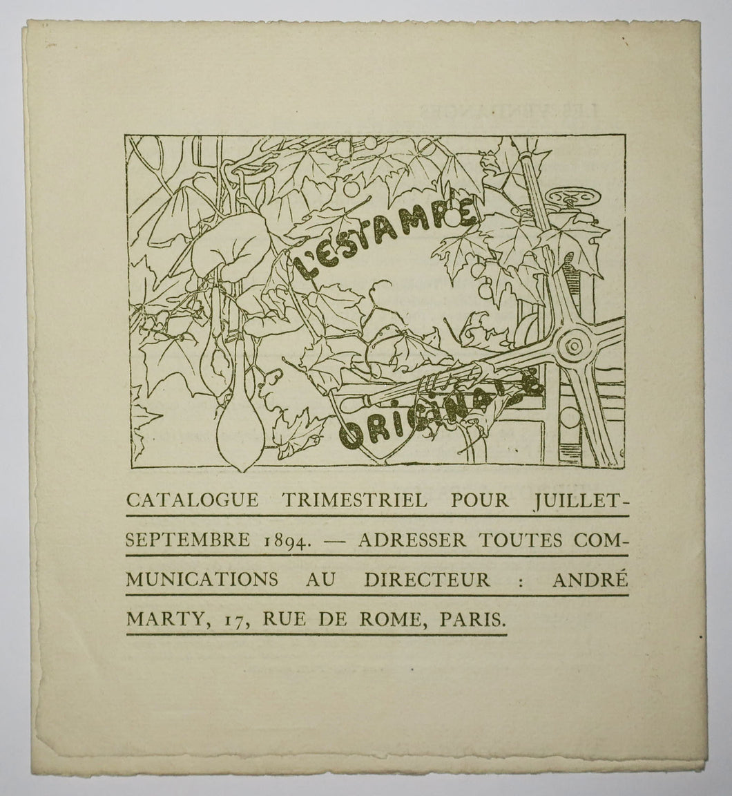 Catalogue trimestriel de l'