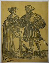 Charger l&#39;image dans la galerie, Un couple de danseurs. c.1530-
