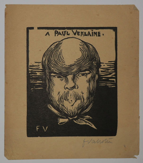 A Paul Verlaine.(Portrait de Paul Verlaine).