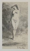 Charger l&#39;image dans la galerie, Etude de femme debout, vue de face.
