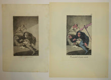 Charger l&#39;image dans la galerie, El vergonzoso / Tarantula de poca monta.  Les Caprices de Goya &amp; de Dali. c.1799 /
