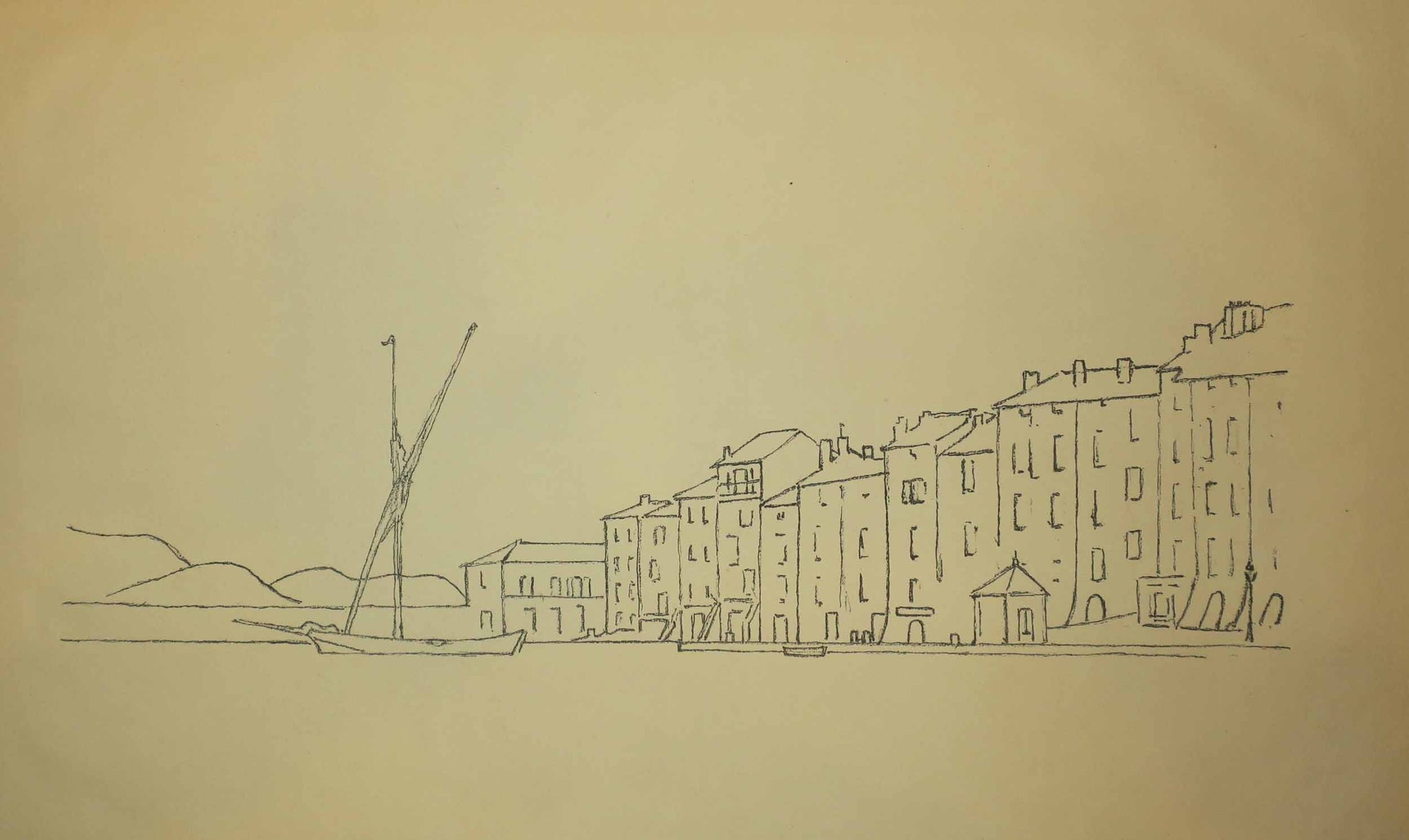 [Vue du Port de Saint-Tropez]. 