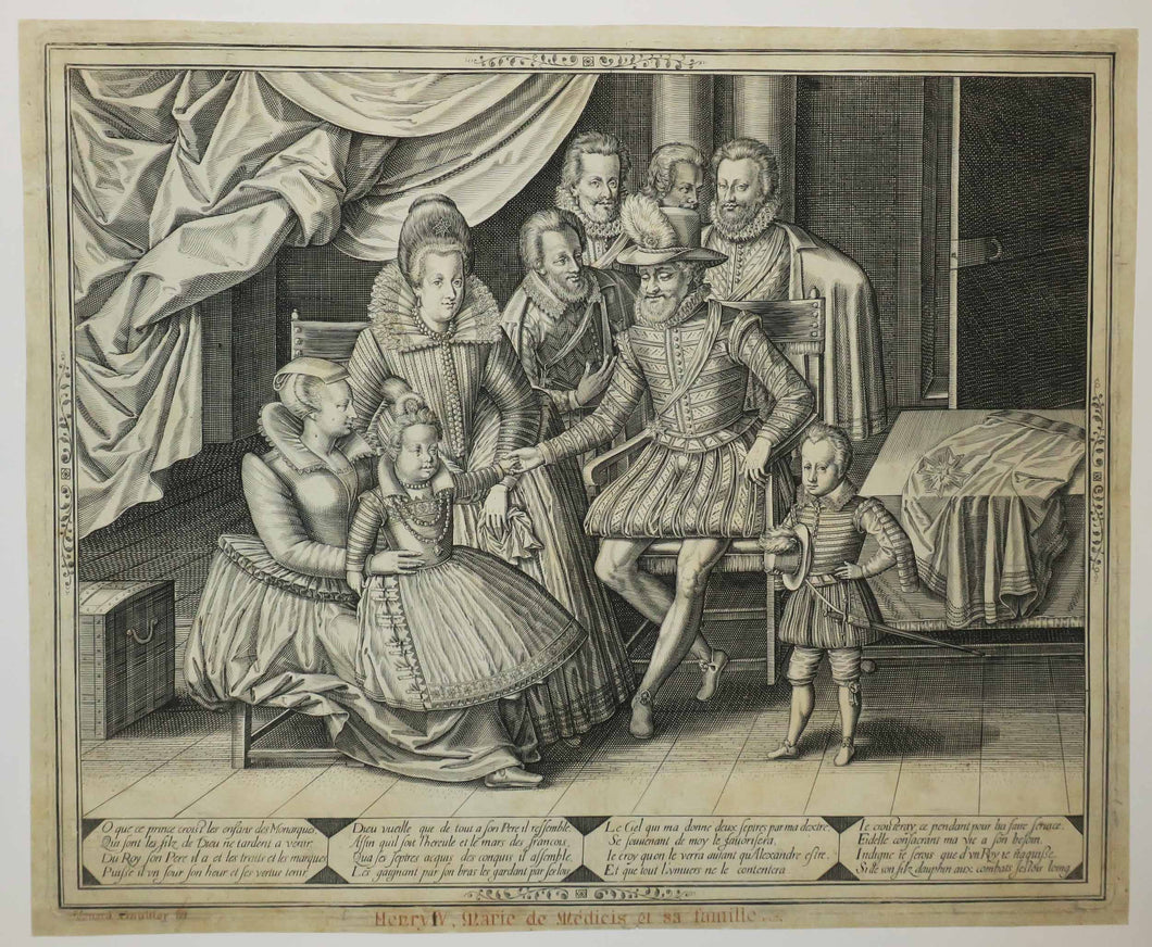Henri IV, Marie de Médicis et sa Famille. 