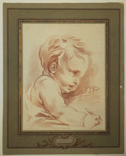 Charger l&#39;image dans la galerie, Tête, Enfant tourné de profil à droite tenant dans sa main un crayon.
