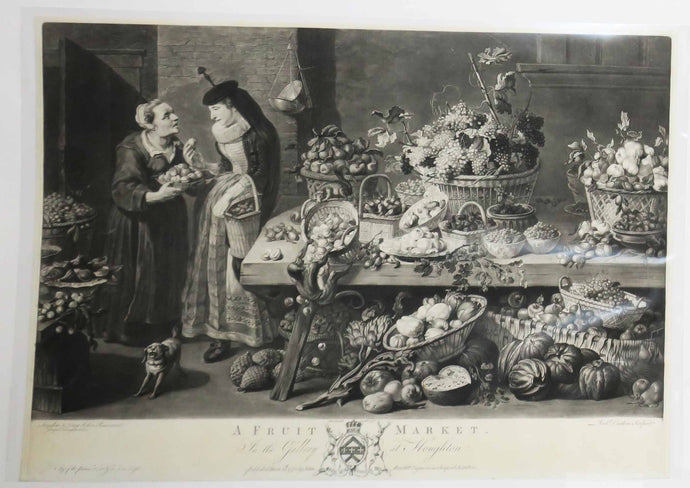 A Fruit Market (1775), A Fish Market (1782),  A Herb Market (1779) & The Larder