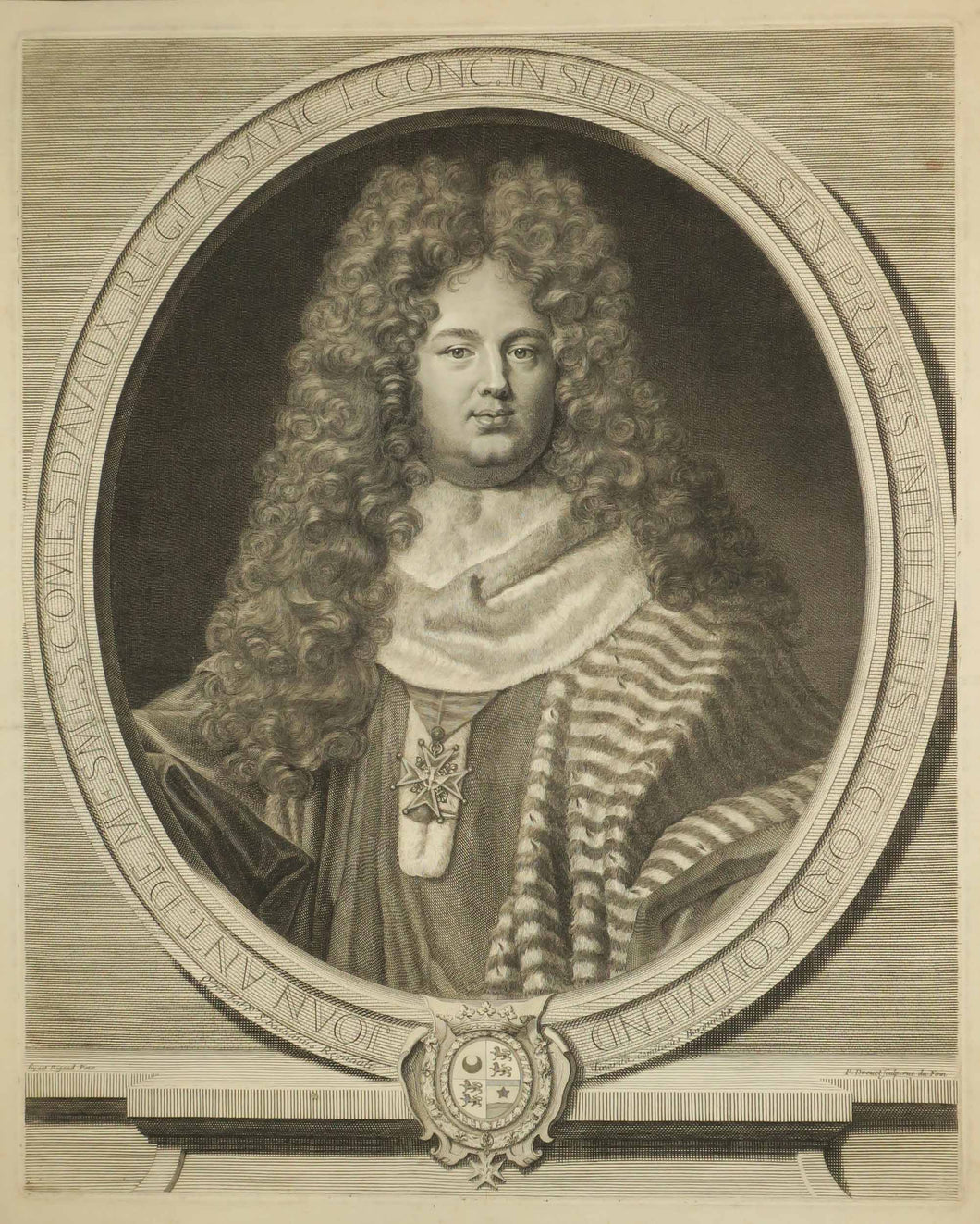 Portrait de Jean-Antoine Mesmes, pour la Thèse de S. Regnault. 