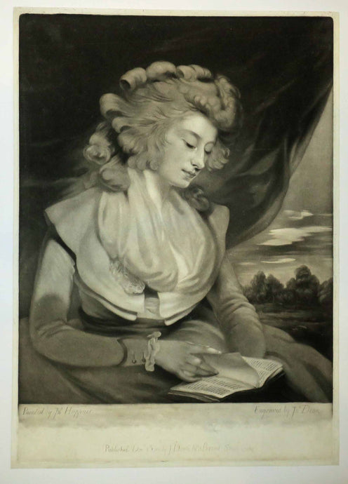 Portrait de Miss Crockatt (Julia de Roubigné), fille de Mr Angerstein, lisant un livre. 