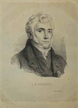 Charger l&#39;image dans la galerie, Portrait de L.M. Bruzard (Auteur du Catalogue des lithographies d&#39;Horace Vernet).
