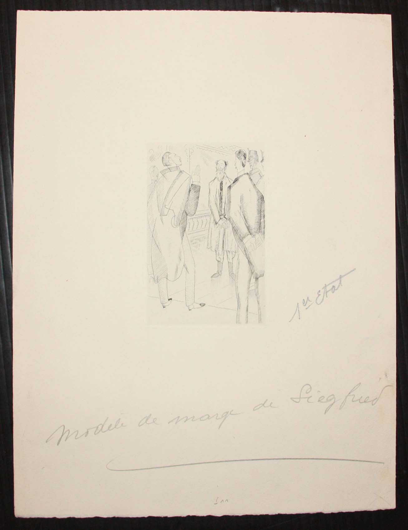 [Quatre hommes discutant]. Pour 