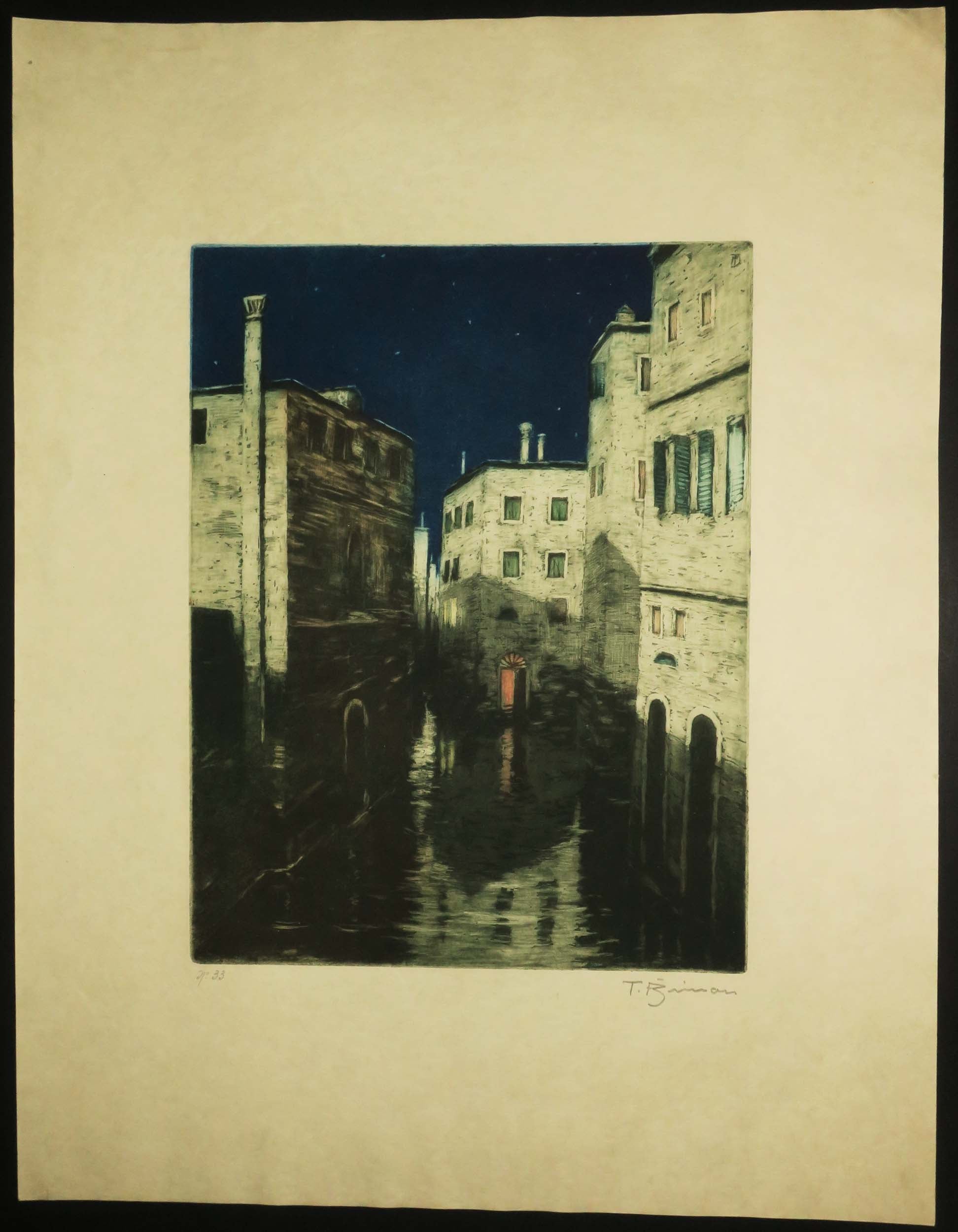 Venise, Effet de nuit.