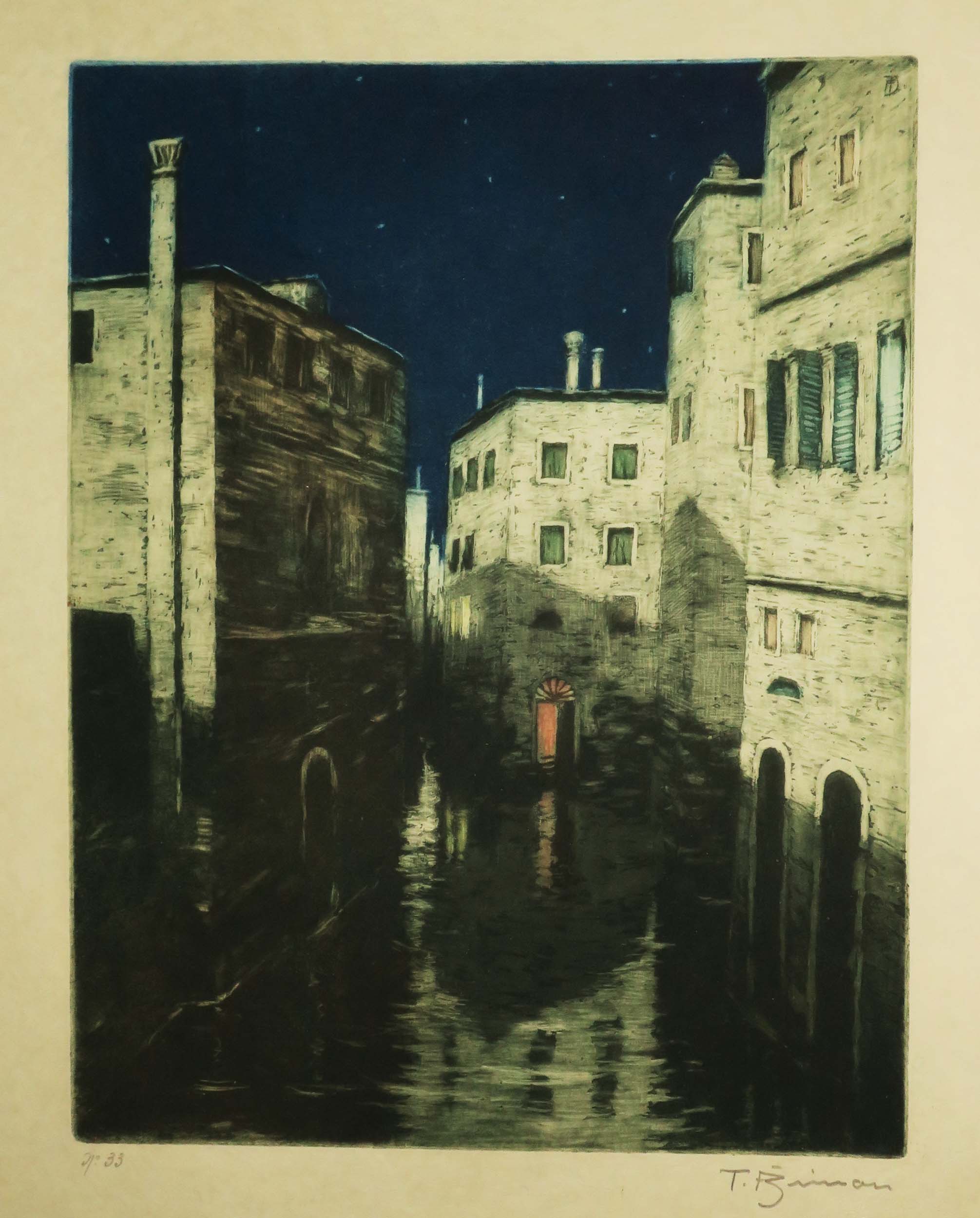 Venise, Effet de nuit.
