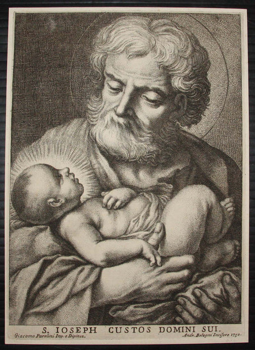 Saint Joseph et l'Enfant Jésus. 