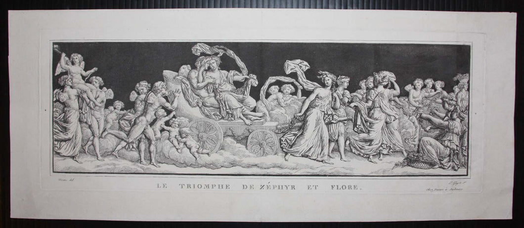 Le triomphe de Zéphyr et Flore. 