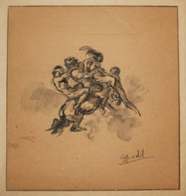 Charger l&#39;image dans la galerie, [Centaure et trois personnages

