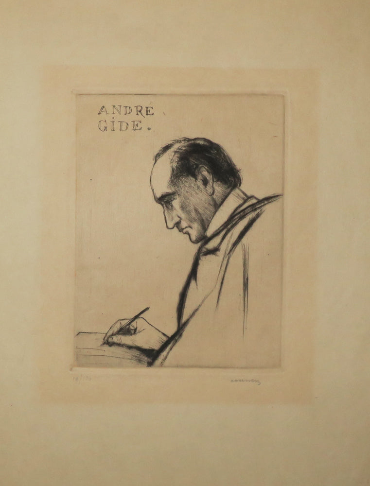 Portrait de André Gide. 