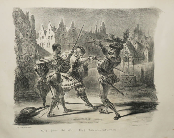 Duel de Faust et de Valentin. 