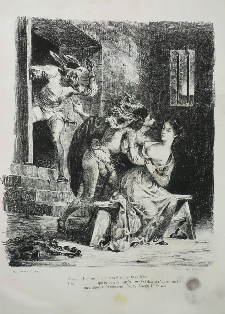 Faust dans la prison de Marguerite. 