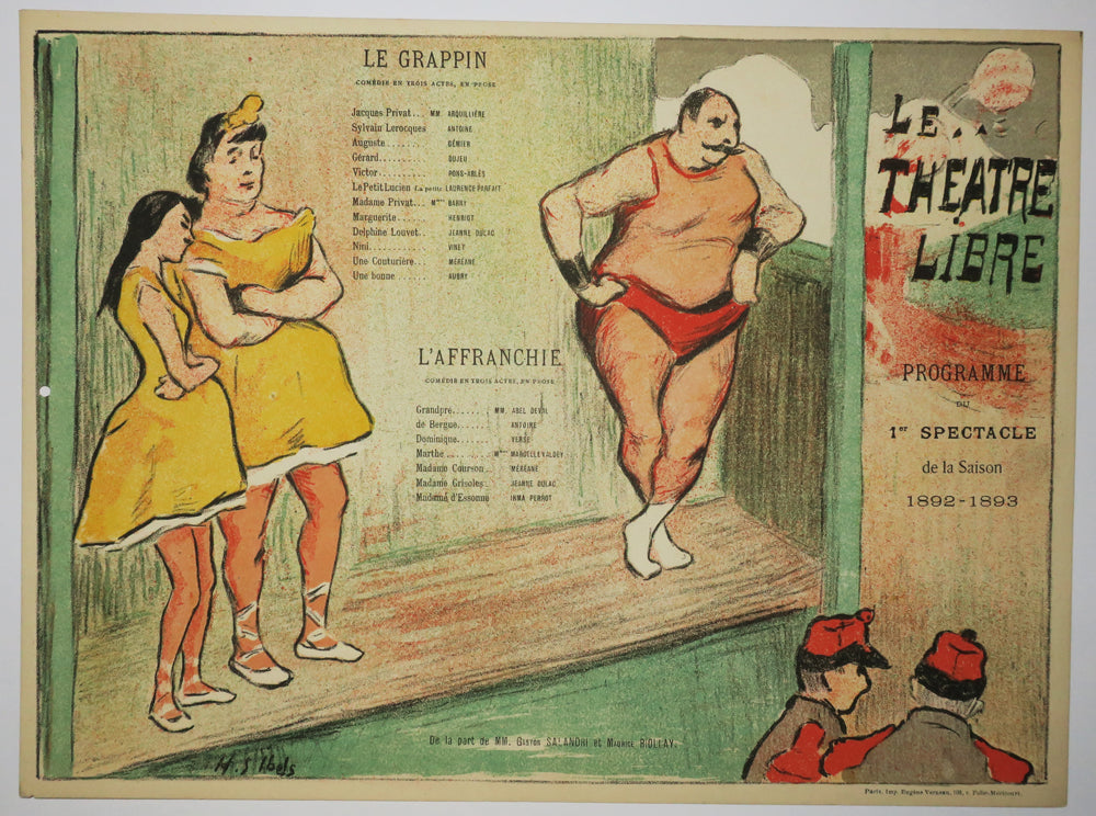 Les Programmes du Théâtre Libre, Saison 1892-