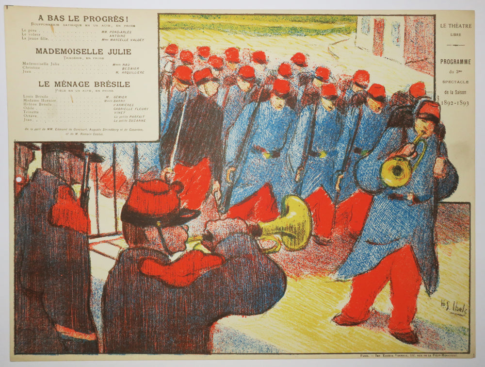 Les Programmes du Théâtre Libre, Saison 1892-