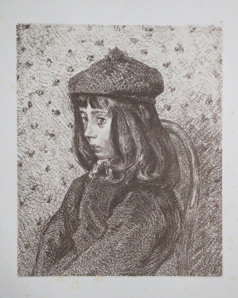 Portrait de Félix Pissarro (Fils de Camille Pissarro). c.