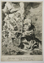 Charger l&#39;image dans la galerie, La Vierge et les Anges adorant l&#39;Enfant Jésus endormi, dit aussi Le repos de la Sainte Famille. c.

