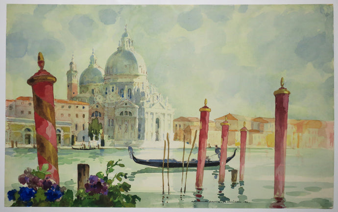 L'église Santa Maria della Salute de Venise.