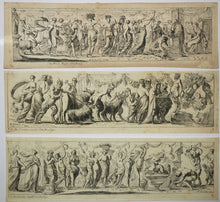 Charger l&#39;image dans la galerie, Suite de douze pièces: Bacchanales, Danse, Sacrifices… 1617-
