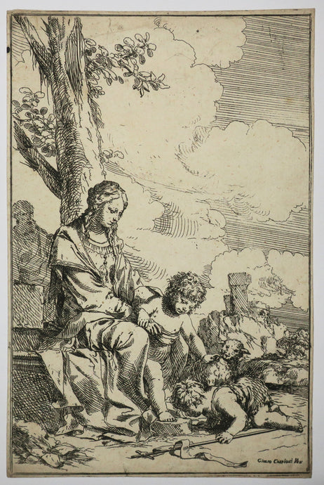 La Vierge et l'enfant avec Saint Jean Baptiste (L'Hommage du petit St Jean).