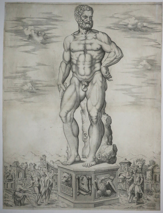 Hercule de la maison Benavides à Padoue (Statue réalisée par Bartolomeo Ammanati). 