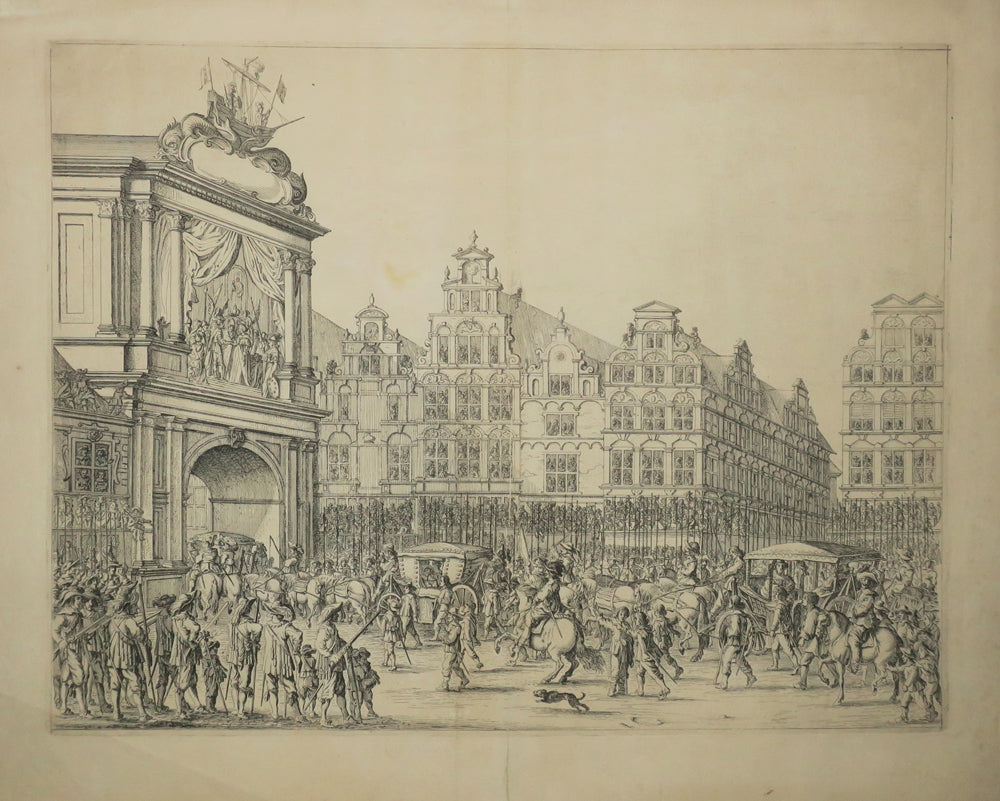 Entrée de la Reine Marie de Médicis à Amsterdam (Arrivée de la Procession). 