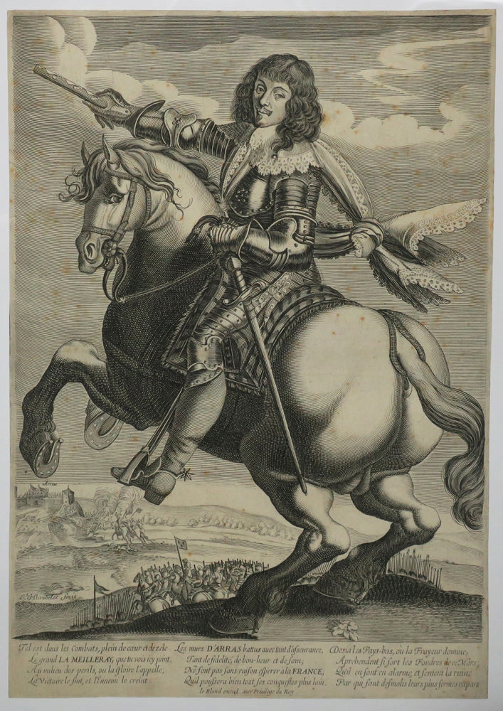 Portrait équestre de Charles de la Porte, Duc de La Meilleraye de Bretagne.