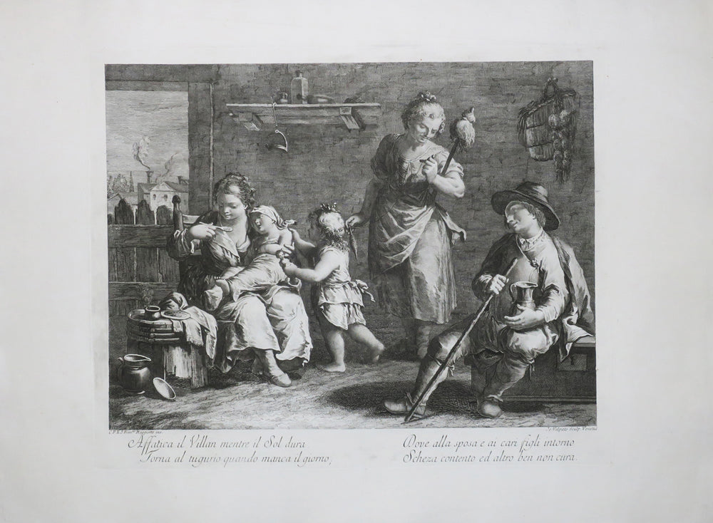 [Scènes d'intérieur de paysans]. c.