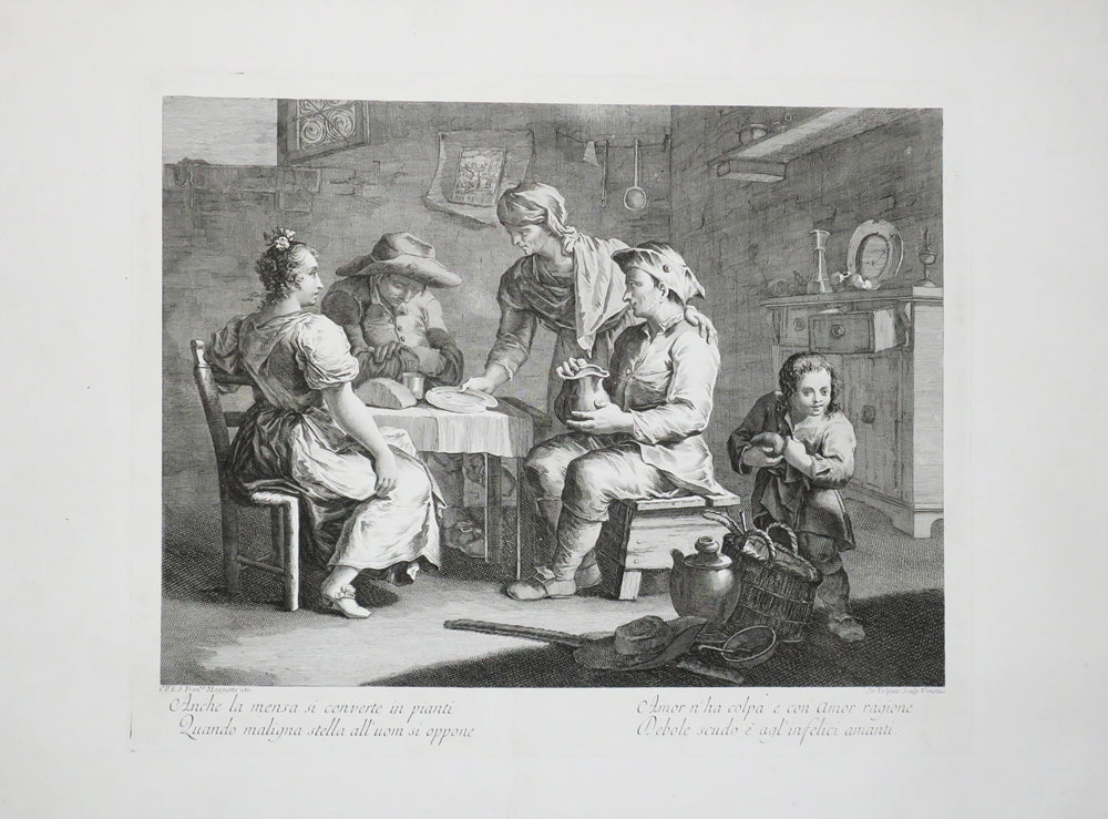 [Scènes d'intérieur de paysans]. c.