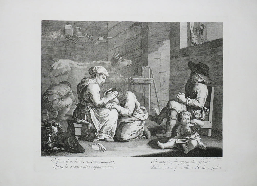 [Scènes d'intérieur de paysans]. c.