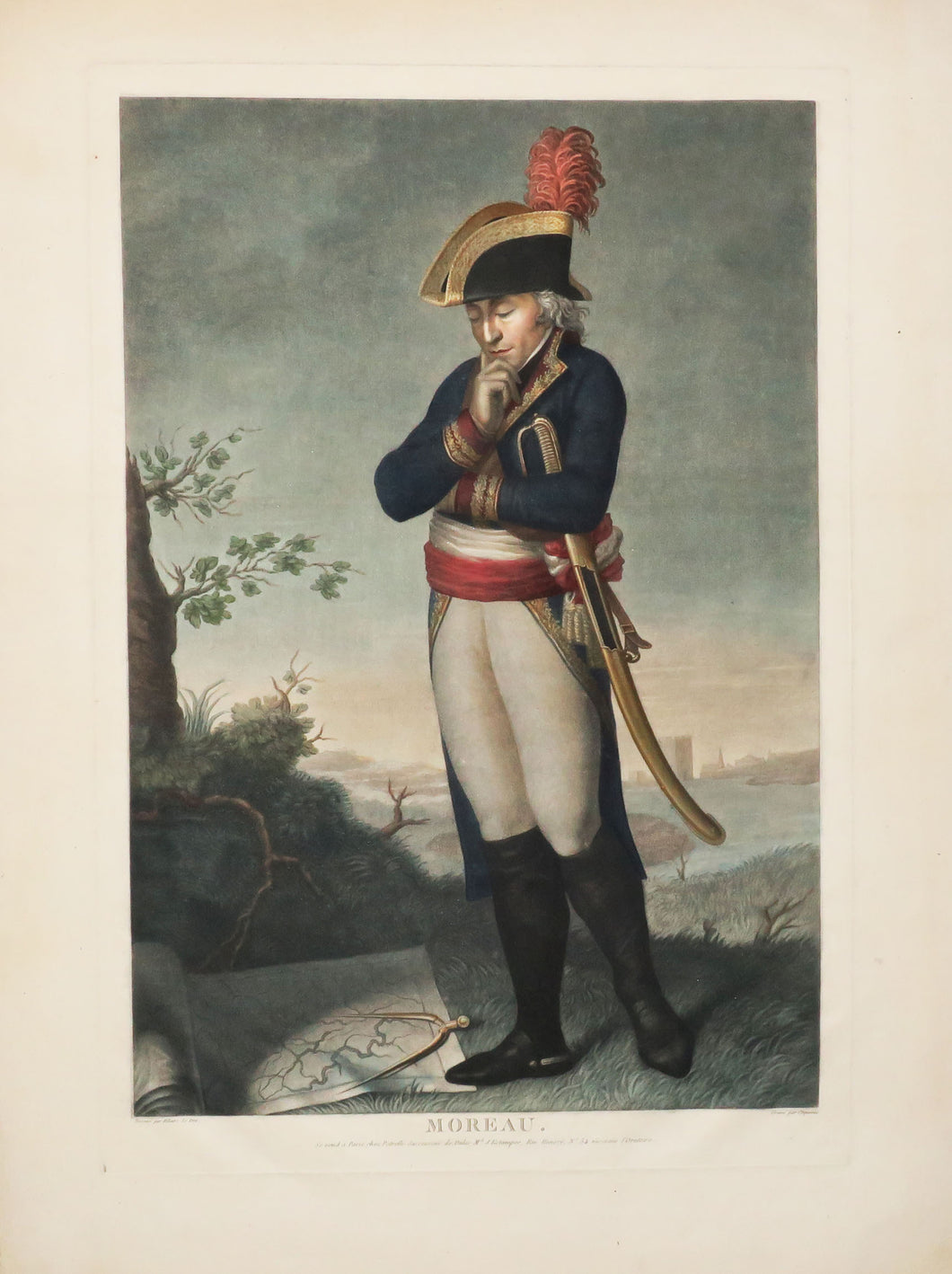 Portrait du Général Moreau, en pied. 