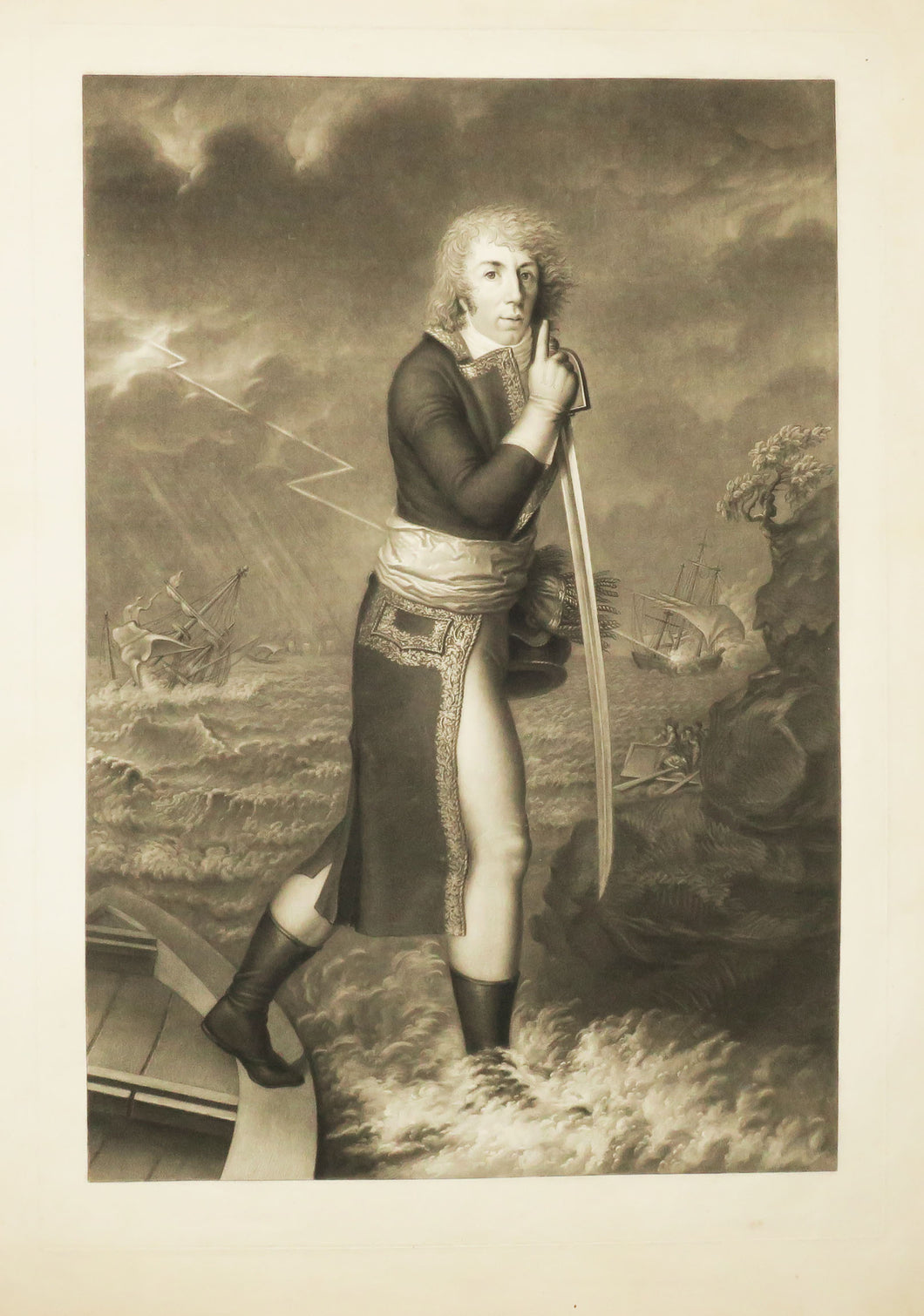 Portrait du Général Louis Charles-Antoine Desaix (1768†1800), en pied. 