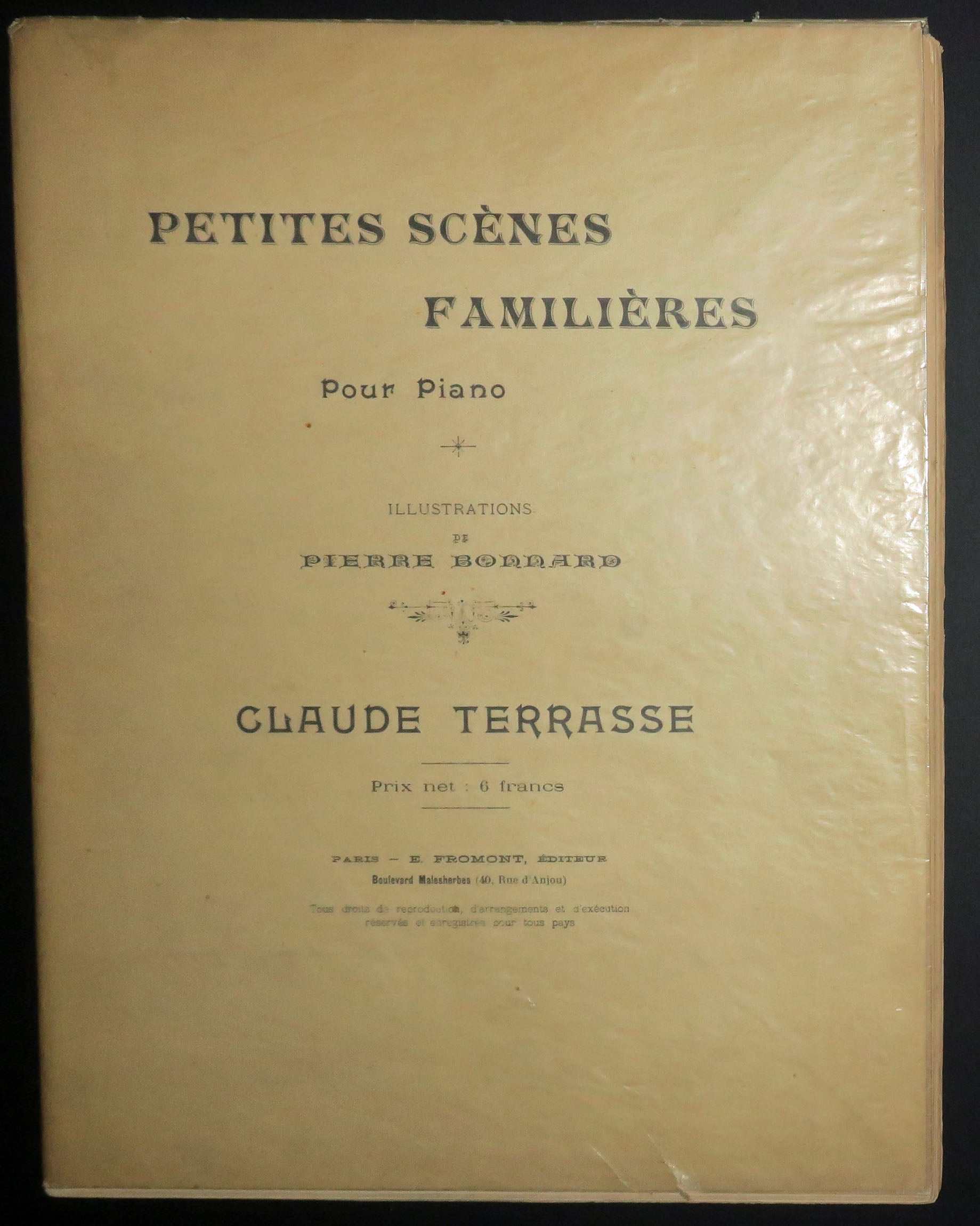 Petites scènes familières pour piano. Paris, Fromont, [1893].