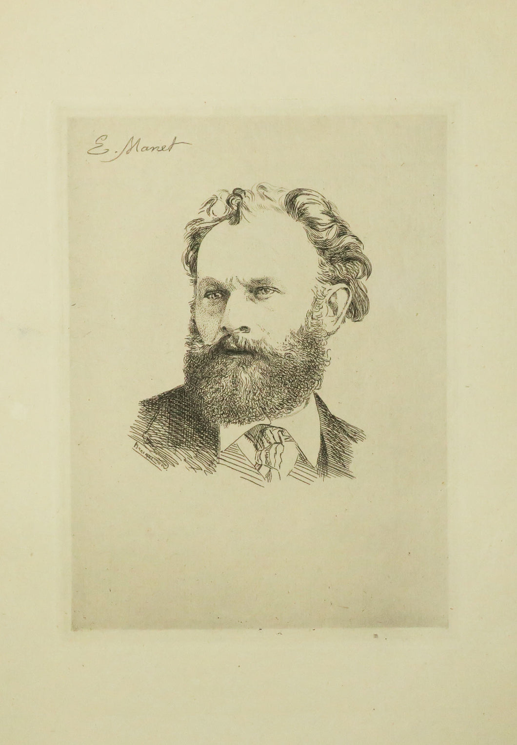 Portrait d'Edouard Manet. 