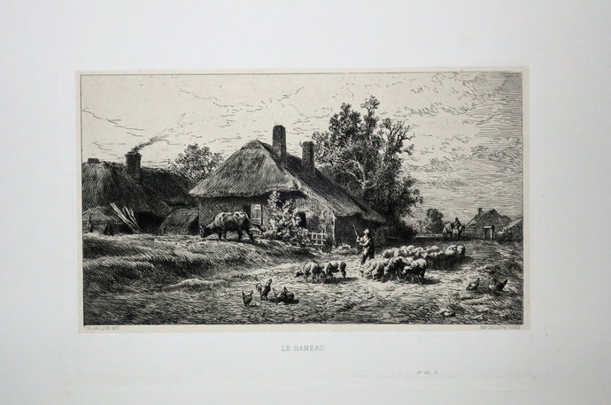 Le hameau. 1865-