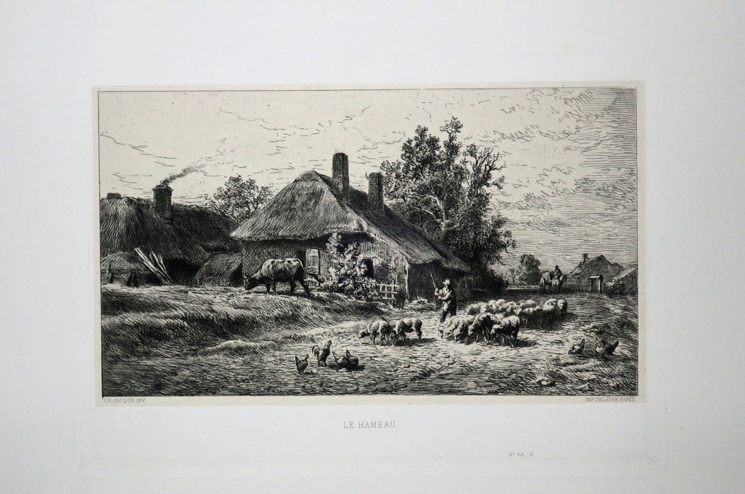 Le hameau. 1865-
