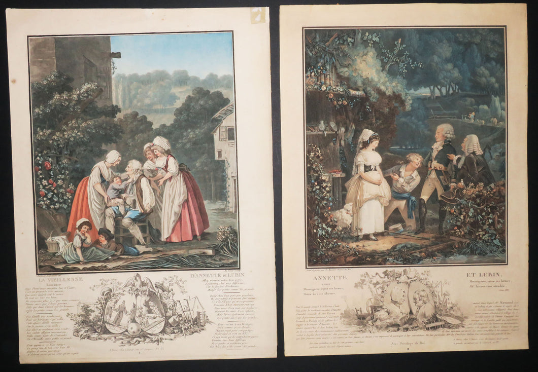 Annette et Lubin & La Vieillesse d'Annette et de Lubin. 1789 &
