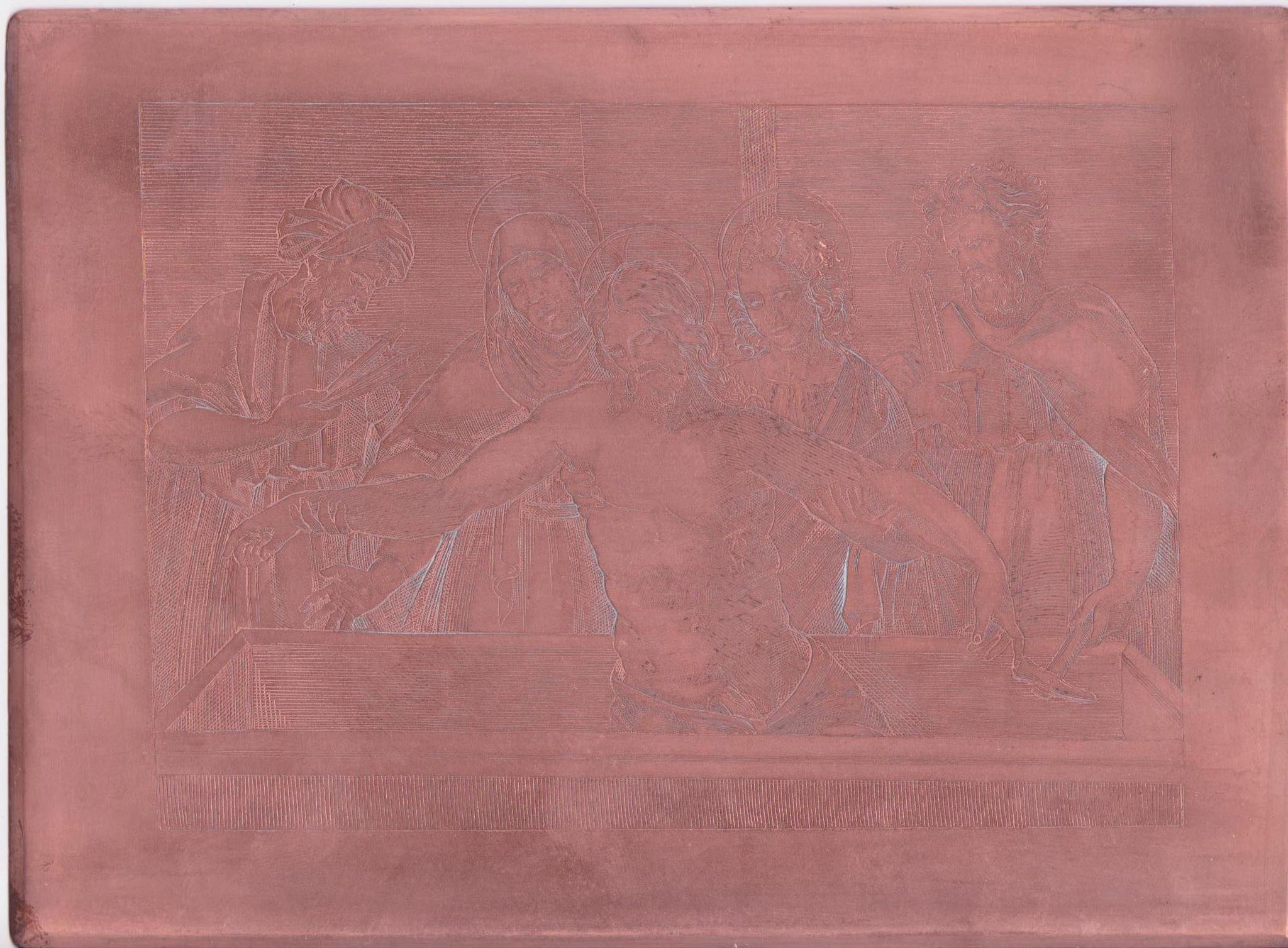 [Jésus Christ mis au tombeau].