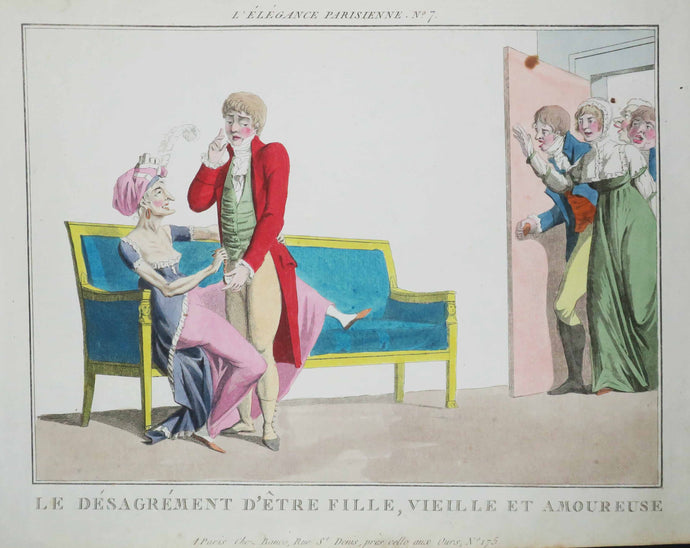 Le désagrément d'être fille, vieille et amoureuse. 