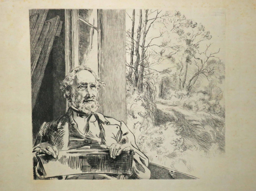 Dernière réflexion. Portrait de Meyer-Heine, Chef émailleur à la Manufacture de Sèvres. 
