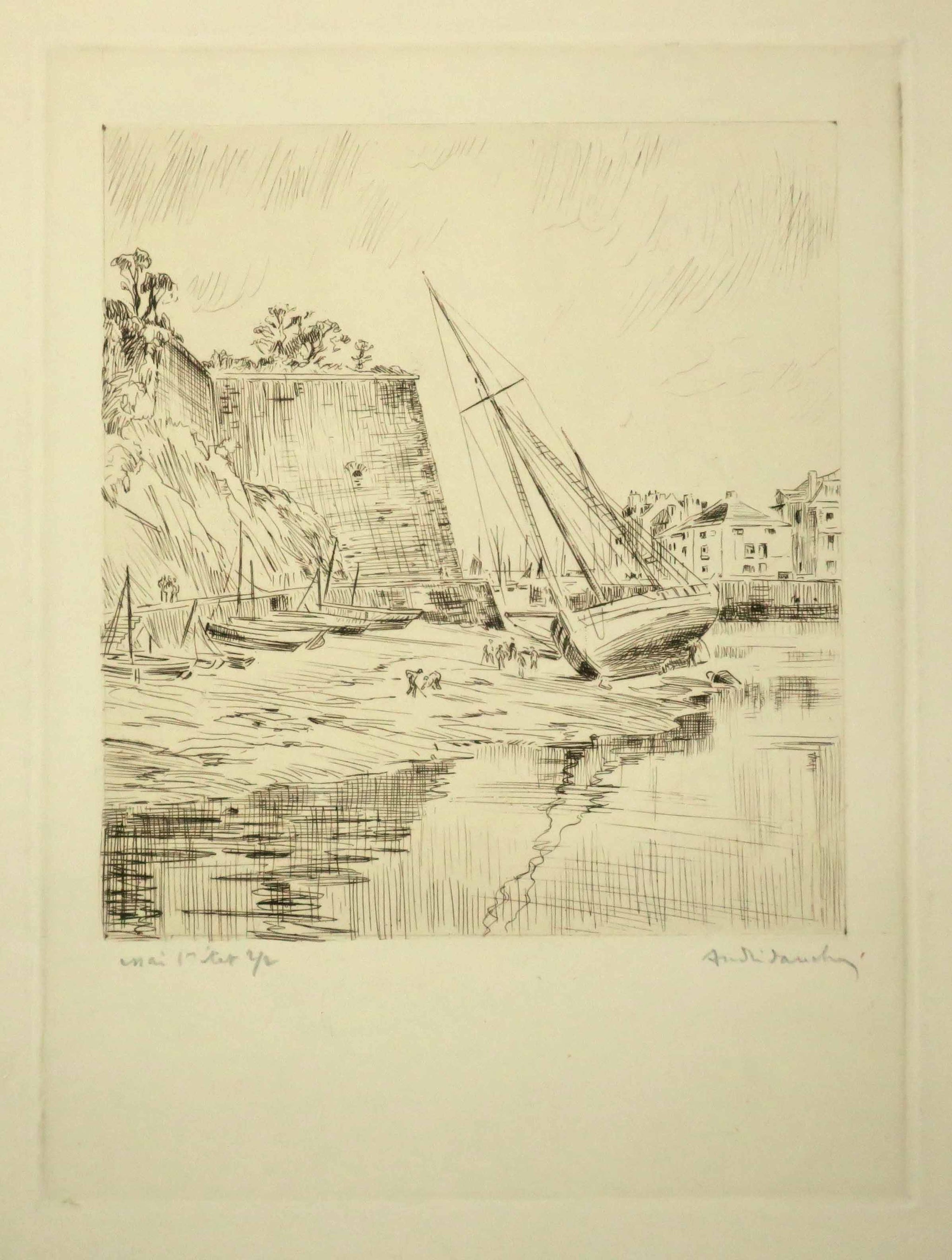 [Port, Voilier et barques].