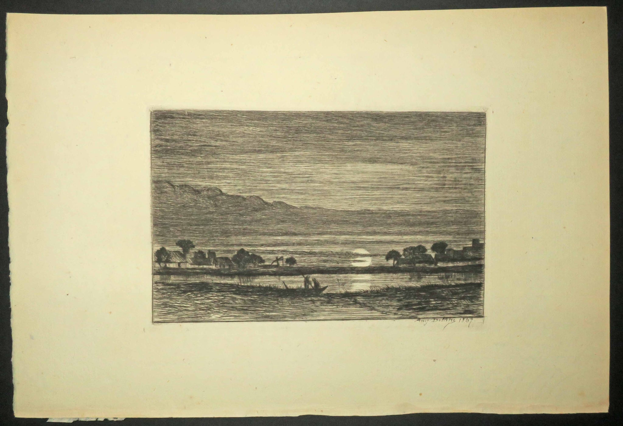 [Paysage: Coucher de soleil]. 