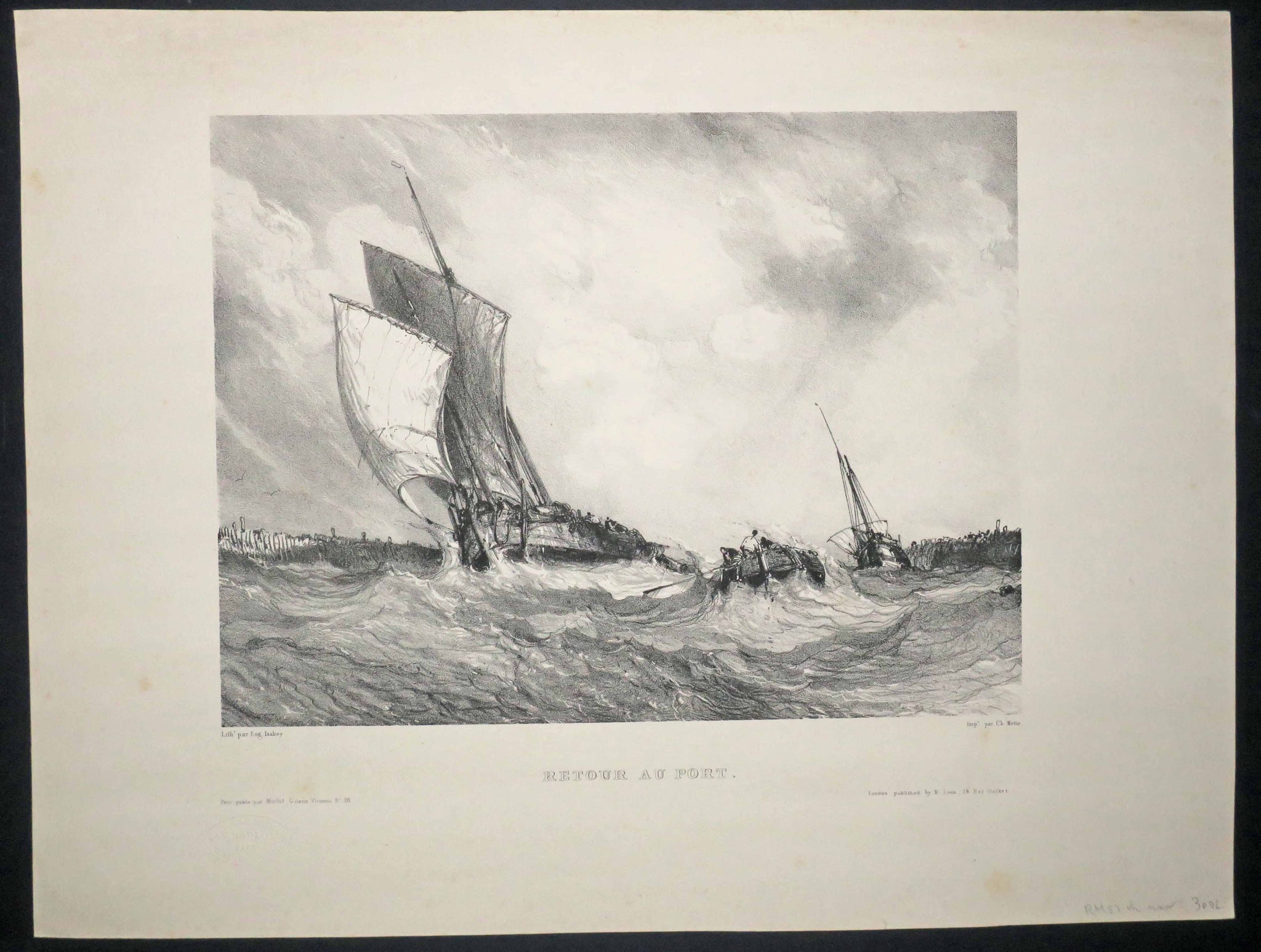 Retour au port. 