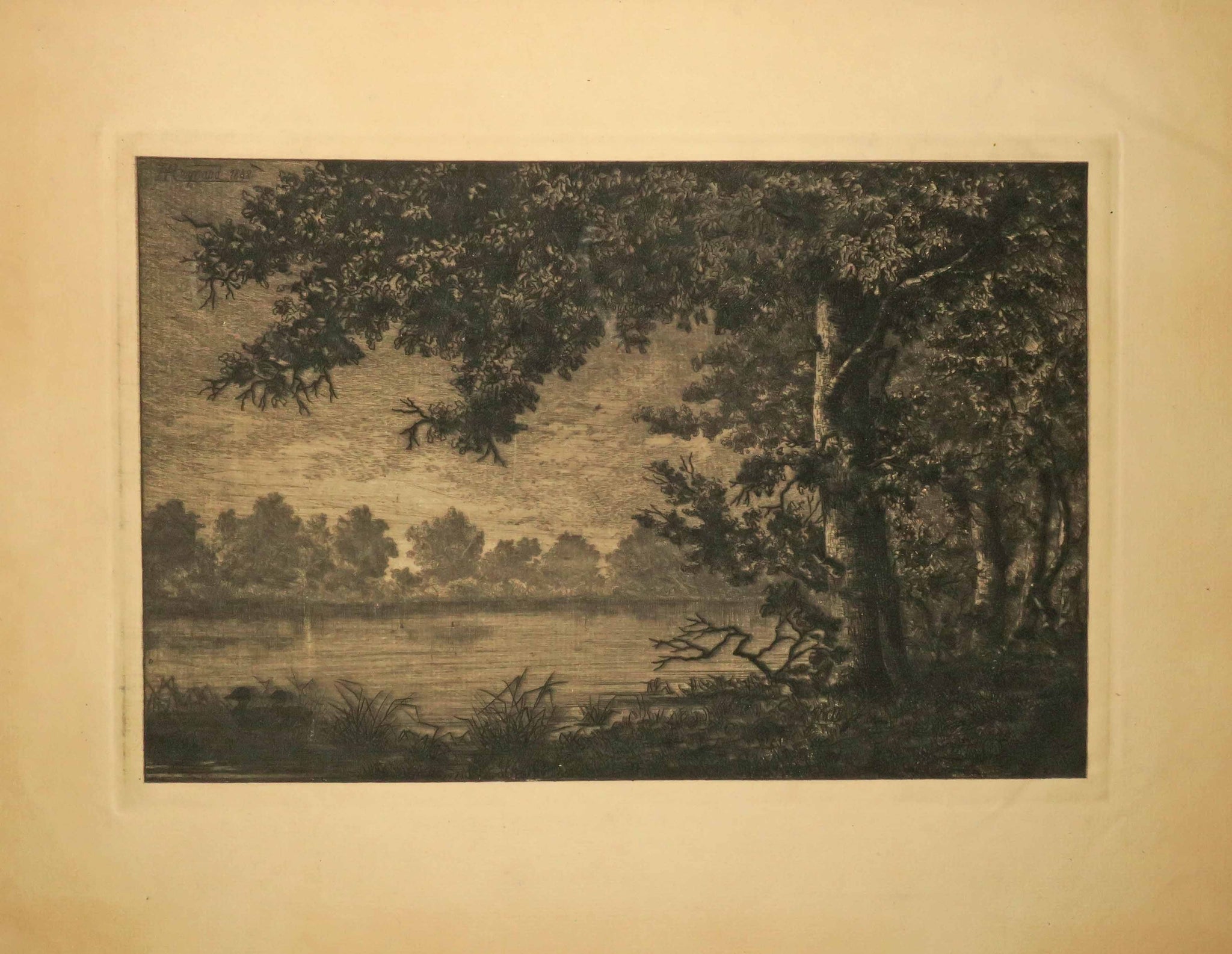 [Fin du jour, Paysage].