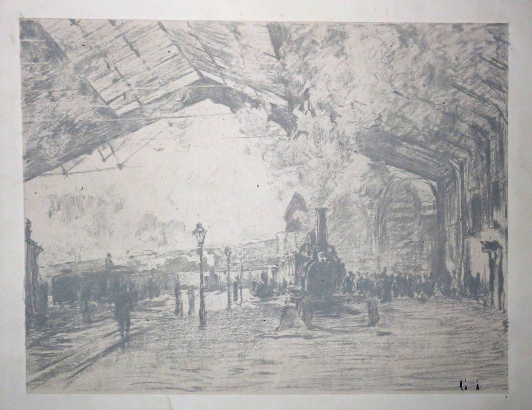 La Gare Saint-Lazare. c.