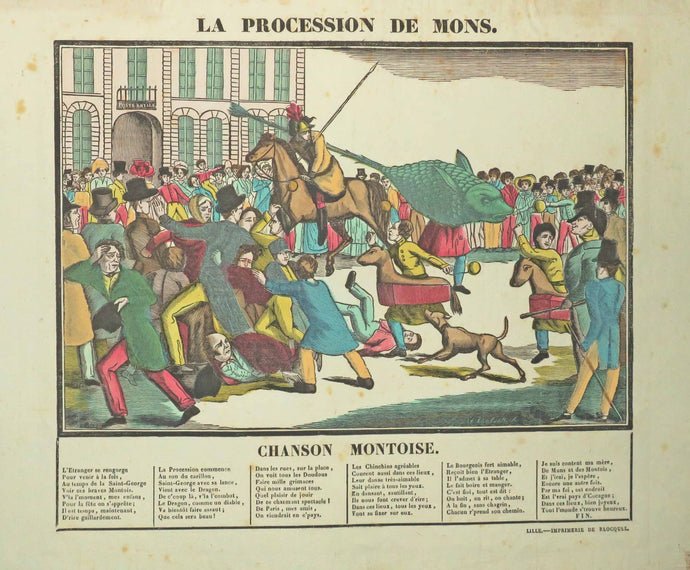 La procession de Mons. Chanson Montoise. 